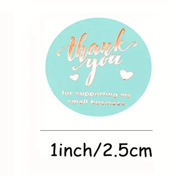 500pcs/Roll~ Thank You Stickers - Picture 3 of 7